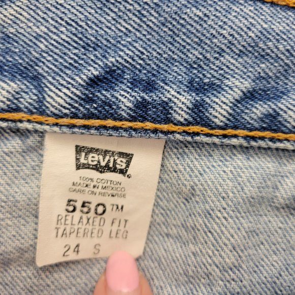 Vintage Levis 550 Womens Jeans Relaxed Tapered FF4 - Picture 8 of 8